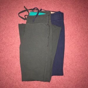 SO Women's Olive Green and Navy Track Pants Joggers